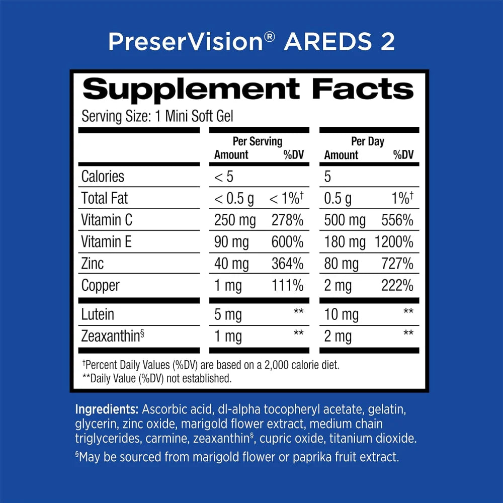 PreserVision AREDS® (120 Capsulas) 50% Descuento
