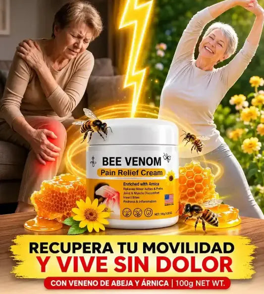 Veneno de Abeja Crema Alivio del Dolor