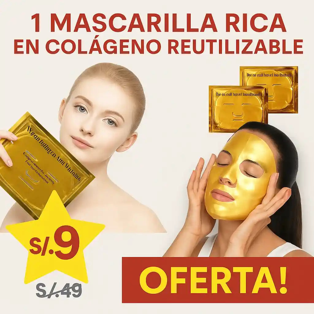 Mascarilla Facial Rica en Colágeno