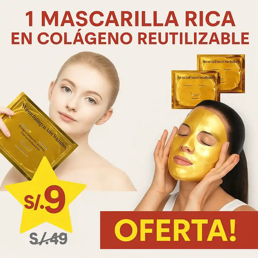 Mascarilla Facial Rica en Colágeno