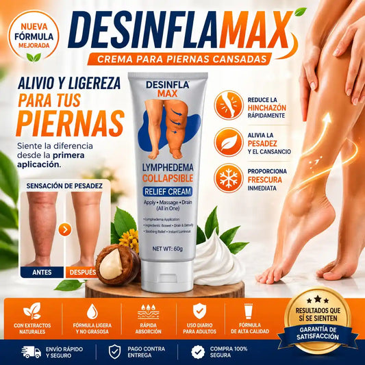 DESINFLAMAX para Piernas hinchadas y adoloridas