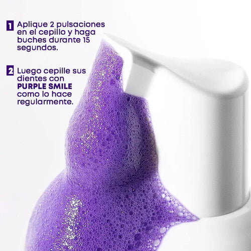 Espuma Blanqueadora Dental - Purple Smile