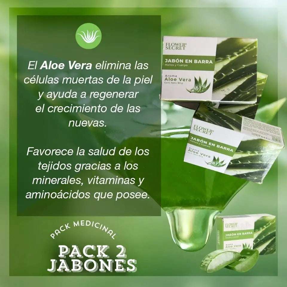 Jabón Medicinal Cicatrizante Natural (Pack 2 Und)